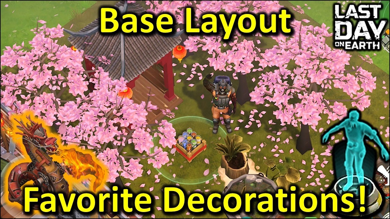 My Updated Base Layout + Favorite Decorations in Last Day on Earth!