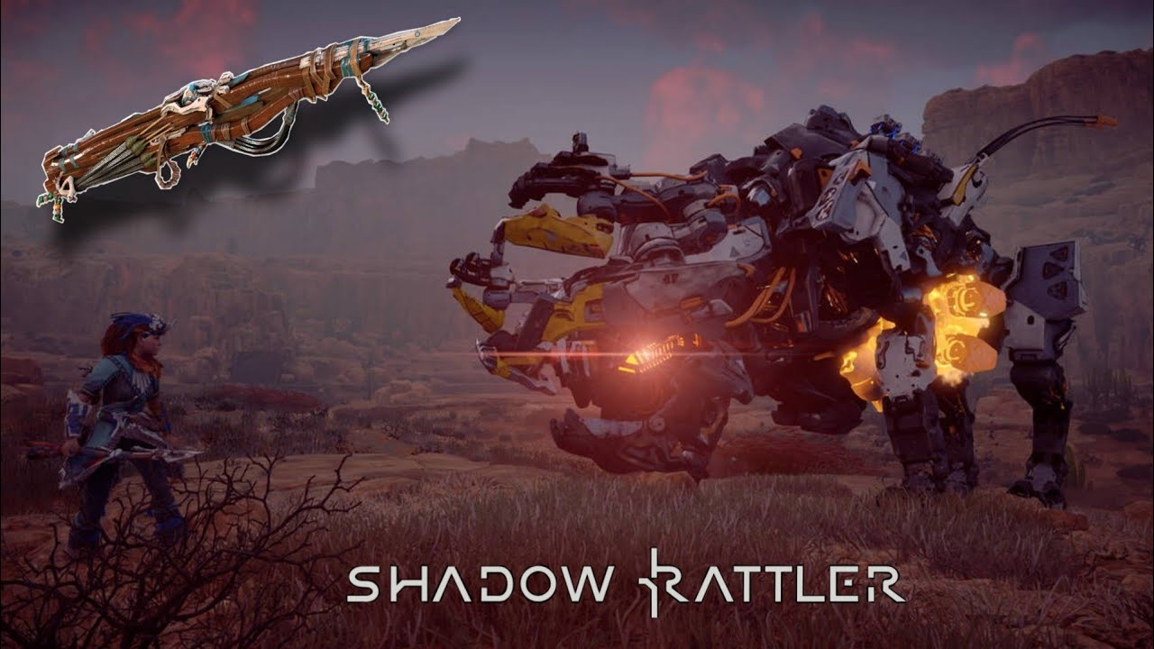 Shadow Rattler Horizon zero dawn | Shadow Rattler Weapon Vs Tramplers | Mahimaxgaming ...