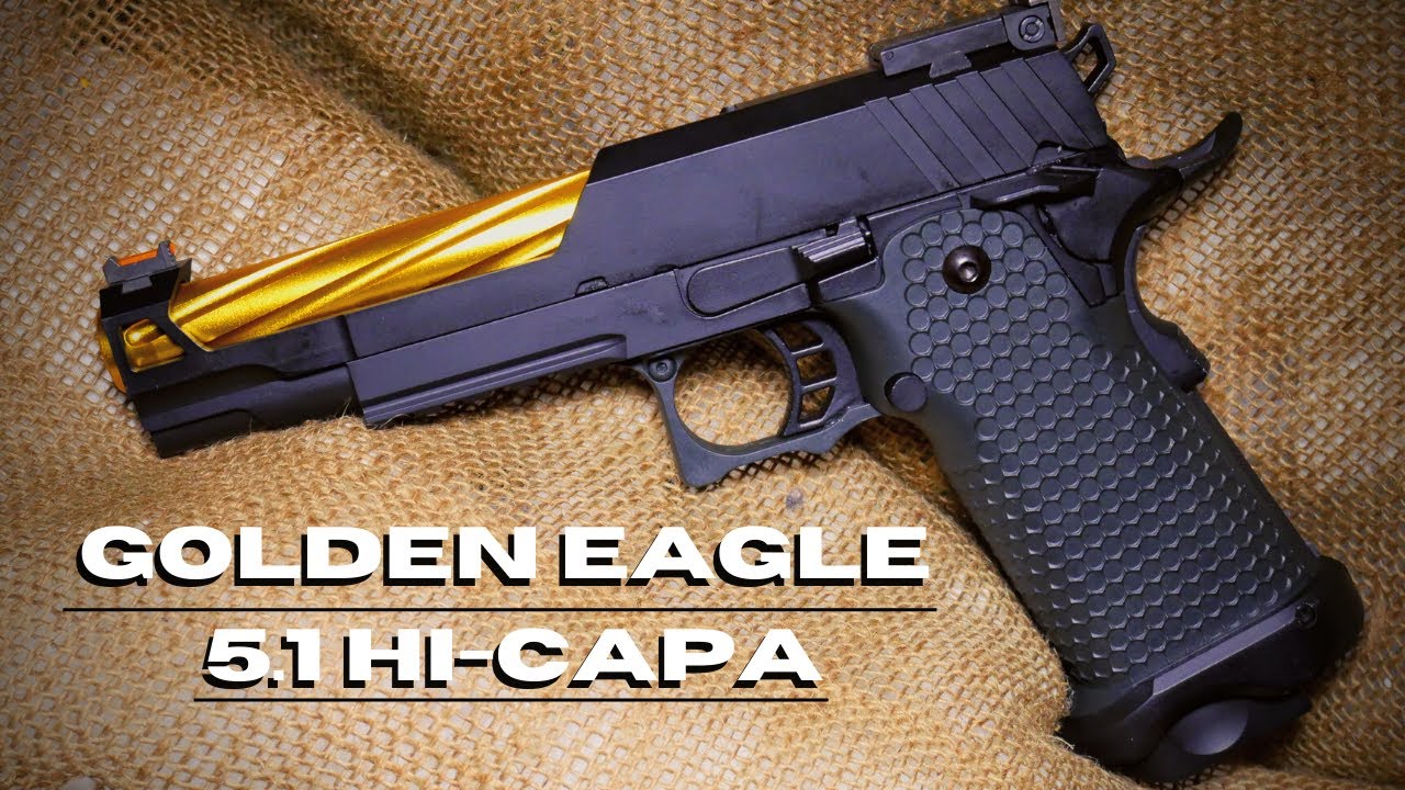  Golden Ball & Eagle Upgraded 1911 OPS-MRP Hi-Capa 5.1