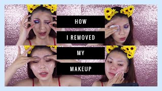 HOW I REMOVE MY MAKEUP