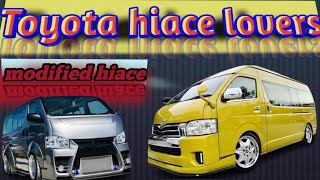 Toyota Hiace Modified Car Modified