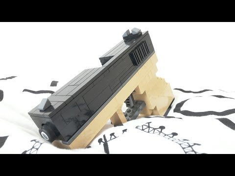 LEGO - GLOCK 18 WITH WORKING SLIDE!!! Tutorial