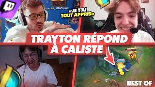 TRAYTON RÉPOND À CALISTE, NISQY HATEWATCH JL AVEC TOMY - Best Of LoL #1368 Réactions