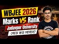 Live WBJEE 2026 Marks Vs Rank Vs College vs Branch |High or Low Cut Off? | Full Counselling Process?