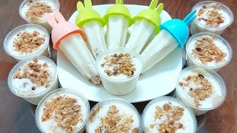 Làm Kem Chuối Que - Ly Cực Đơn Giản | how to make banana ice cream