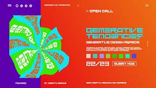 Generative Tendencies : Generative Design Awards by Creativ Medium