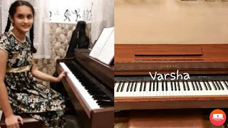 Video thumbnail of "UNNIDAM MAYANGUGIREN - Piano Play - #VarshaNatarajPianist - KM Music Conservatory -Student"