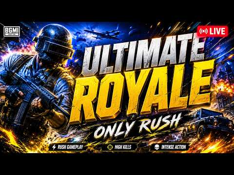 ULTIMATE ROYALE LEGEND PUSH 🔥 | SOLO vs SQUAD RUSH GAMEPLAY | BGMI LIVE 🚀 bgmi live | Ultimateroyale