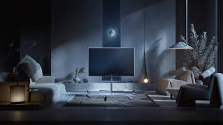 Video: Loewe Stellar 42 DR+ Alu+Concrete Vidaa TV 42" OLED MLA META 4K Smart os9 SL892 SSD 1TB 2Tuner MagicLight Base Girevole