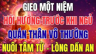 Gieo Một Niệm Hồi Hướng Trước Khi Ngủ - Quán Thân Vô Thường, Nuôi Tâm Từ, Lòng Dần An.