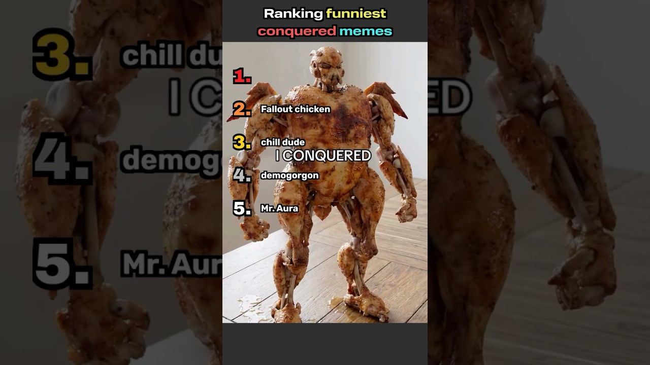 RANKING FUNNIEST conquered meme  