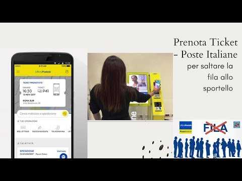 Prenota Ticket - Poste Italiane per saltare la fila allo sportello