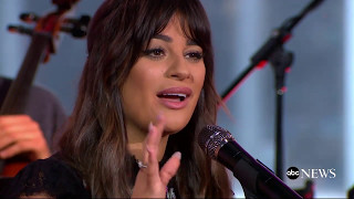 Lea Michele - 'Run to You' on GMA (April 28, 2017)