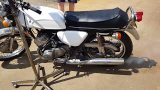 1970 Kawasaki H1 500 Fire up and Walk around