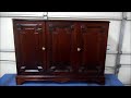 jacobean cabinet veneer project