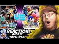 SUPER SMASH BROS ULTIMATE vs JUMP FORCE! TOTAL WAR! REWIND RUMBLE REACTION!!!