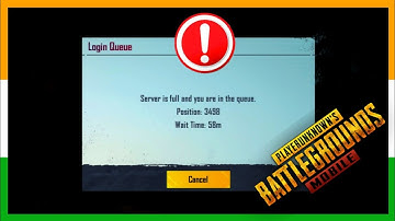 PUBG LOGIN IN QUEUE PROBLEM | SERVER IS AND YOU ARE IN QUEUE |TYSON NOOB GAMER
