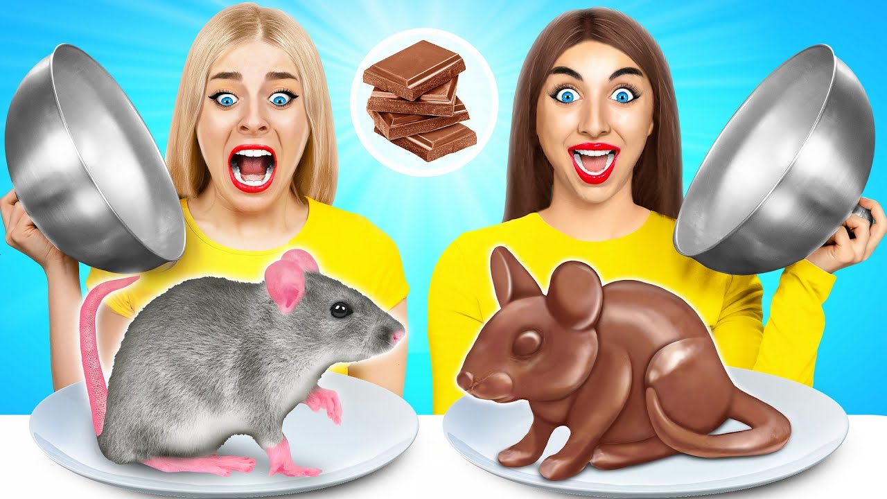 巧克力VS真正的食物挑戰 #3 Multi DO Challenge