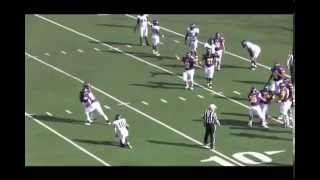 UMHB's LiDarral Bailey to Caleb Moore Highlight Reel TD Pass.wmv