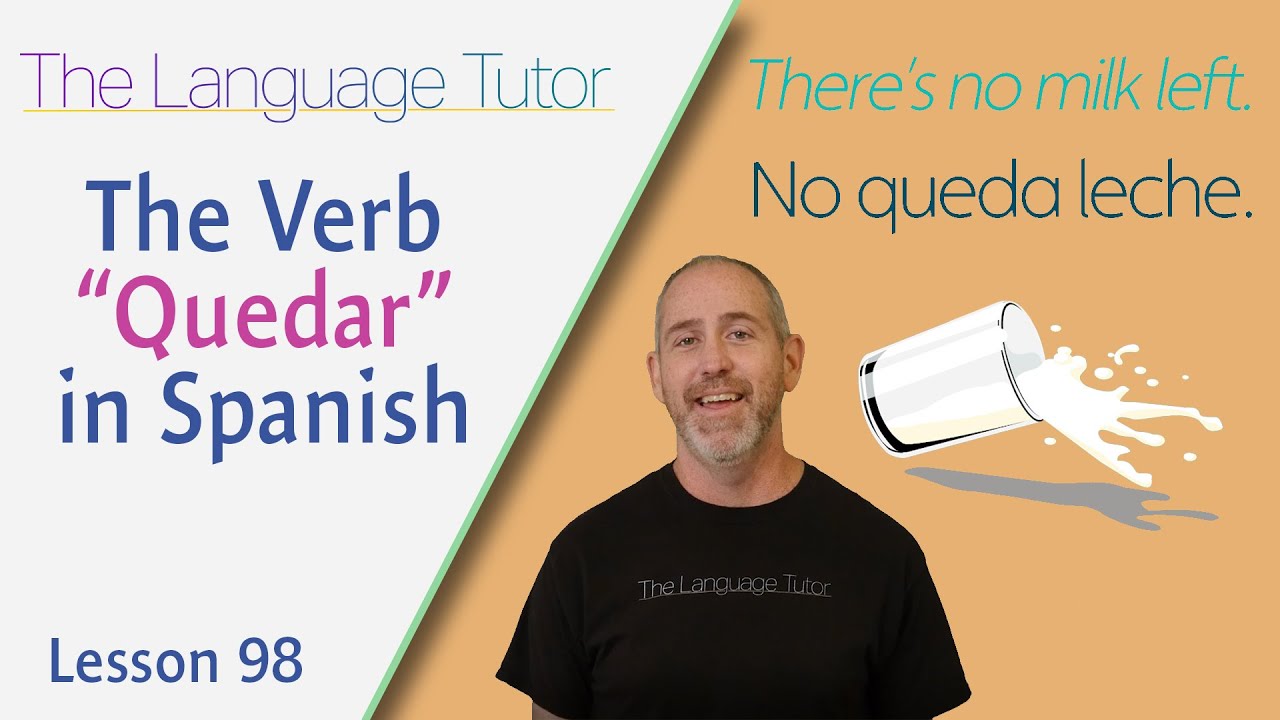 Using the Verb Quedar in Spanish The Language Tutor *Lesson 98* YouTube