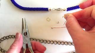 How to use a jump ring, demo, jump ring tutorial, jewelry making