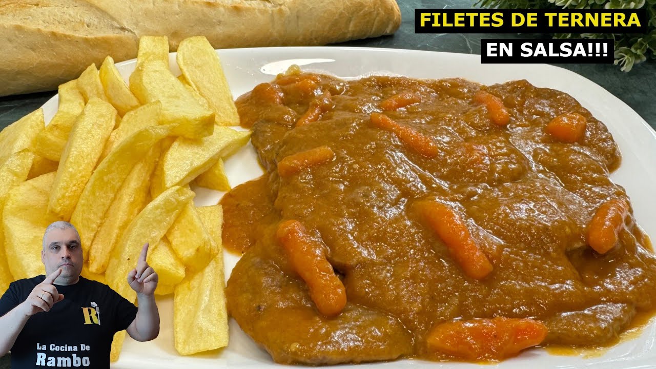 Filetes de Ternera en Salsa 100% Tiernos y Jugosos 😃 Fácil y Rápido