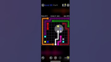 Flow Free - Progression - Interval Pack - Level 89 (11x11)