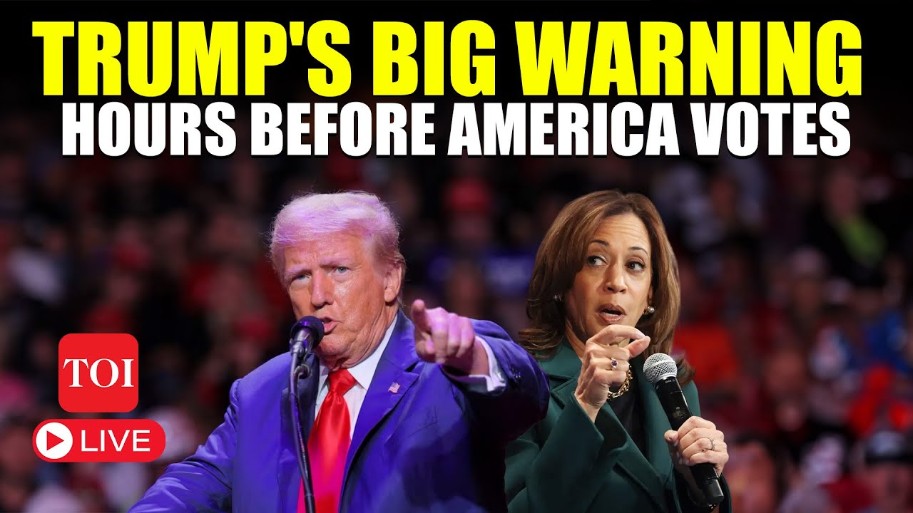 LIVE | Trump Rips Harris Over Election 'Fraud'; Says, 'Shouldn't Have ...