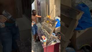 Easy to make Pallet wine rack