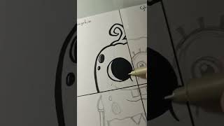 drawing SpongeBob halloween version part 1#shorts