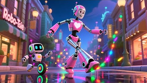 Rosie the Robot Loves to Dance 🎶💖 | Fun Robot Song for Kids | Nursery Rhymes & Songs for Children