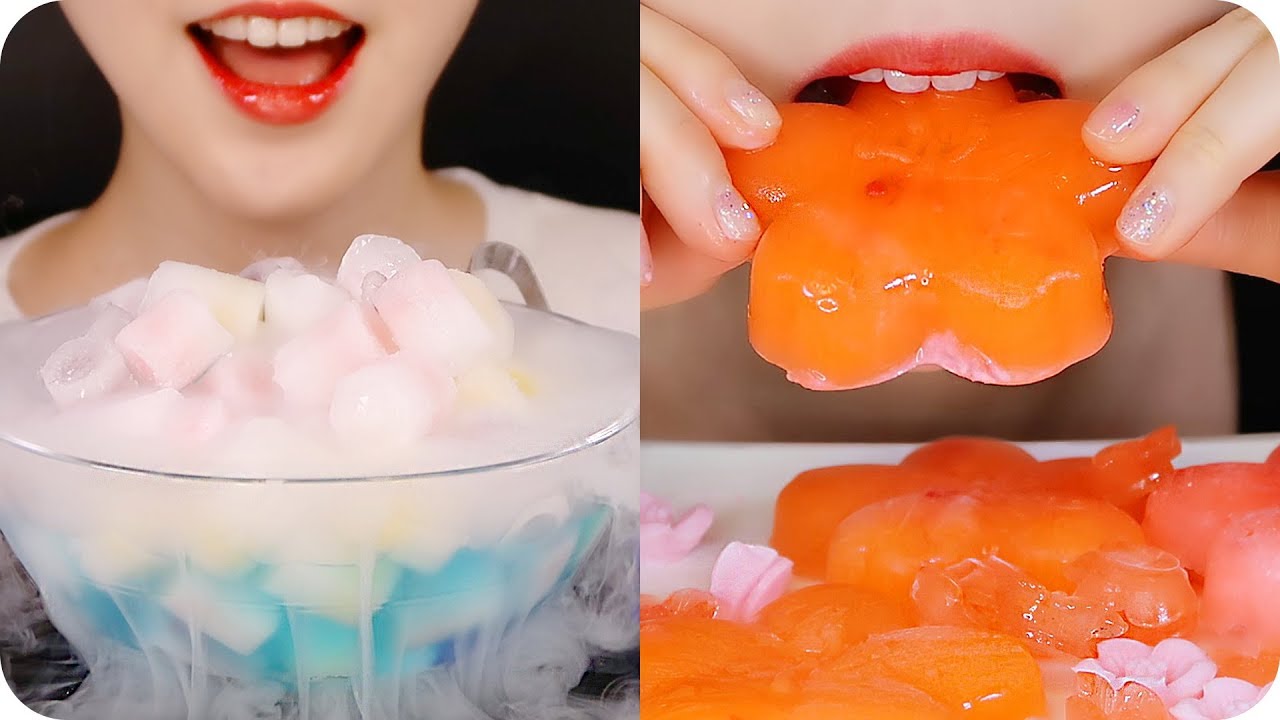 COLD ICE EATING ASMR COMPILATION 🌊🌞 HAVE A COOL SUMMER !