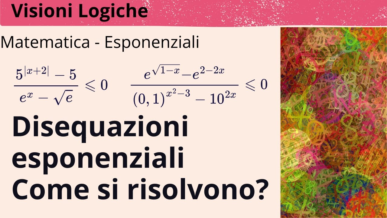 Sai come risolvere queste disequazioni esponenziali?