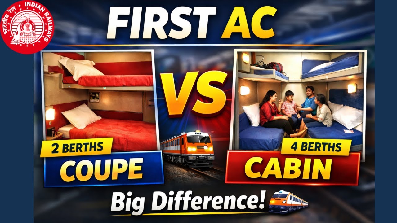 First AC Coupe vs Cabin | कौन सा बेहतर है? पूरी जानकारी