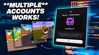 *WORKING* Run MULTIPLE Roblox Accounts AT ONCE Without Disconnect!