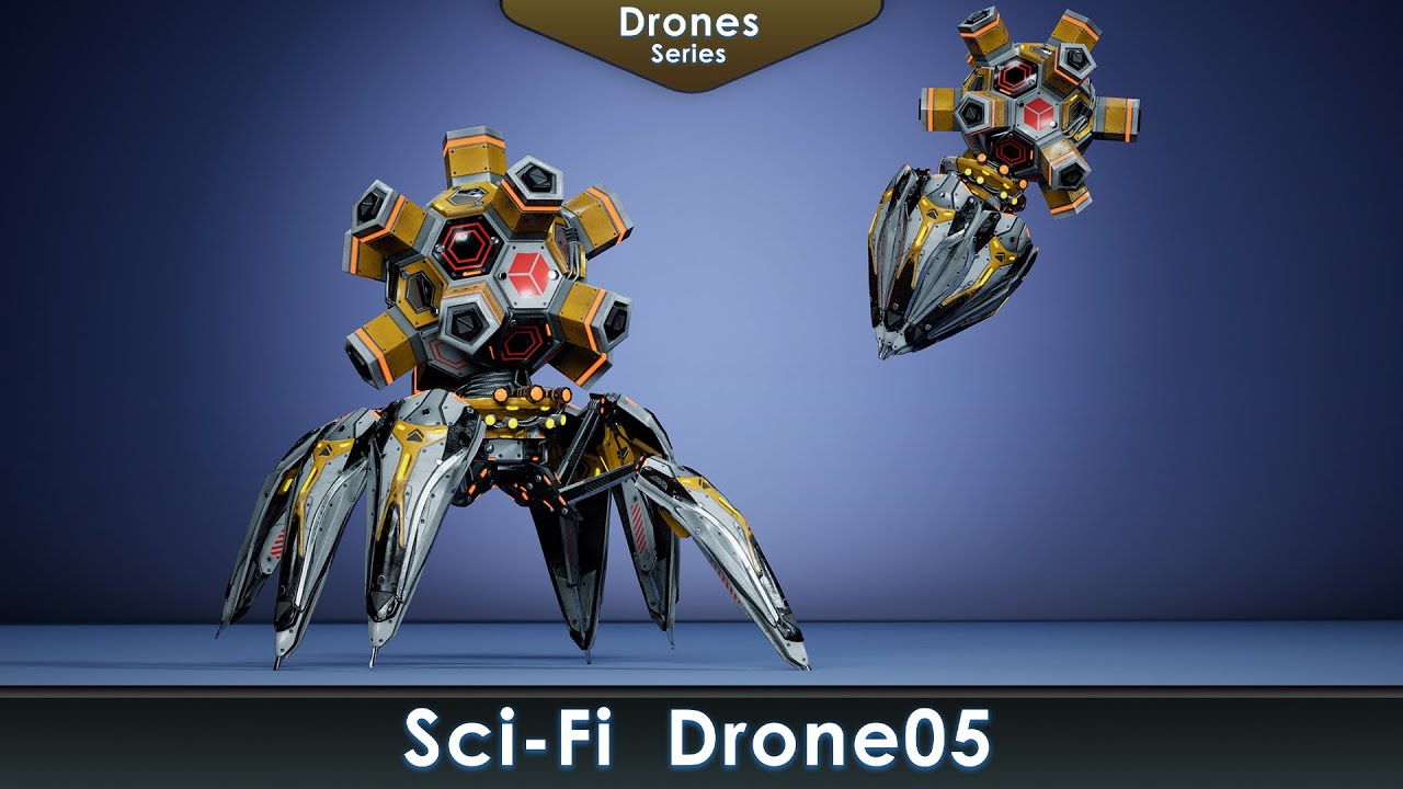 Preview: Sci-Fi Drone 05 - YouTube