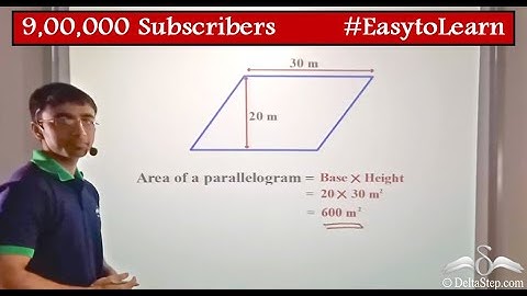 Area and perimeter of a Parallelogram | Mensuration | Class 9 | CBSE | NCERT | ICSE