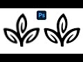 Convert a low resolution logo into a high res vector graphic in photoshop