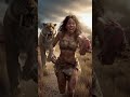 “She Ran from the Saber-Tooth Beast! 🐅” #Prehistoric #StoneAge #SaberTooth #EpicChase #Survival