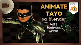 ANIMATE TAYO sa Blender || PART 5 - Transformation Animation(LIVESTREAM)
