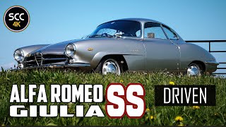 ALFA ROMEO GIULIA SS Sprint Speciale 1965 | 4K | Test drive in top gear - Engine sound | SCC TV