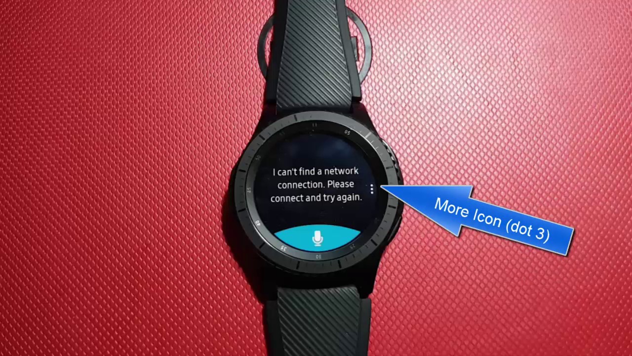 S Voice feedback on Samsung Gear S3 