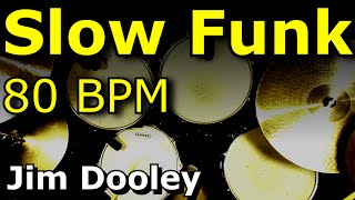 Drum Loops - Slow Funk 80 BPM - Jim Dooley chords