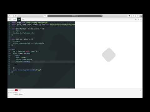 Hyperapp – TodoMVC: Making a list