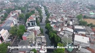 KONDISI EKSISTING KALI KRUKUT BAWAH SEGMEN JL. MUTIARA BENHIL - RUSUN KARET 2