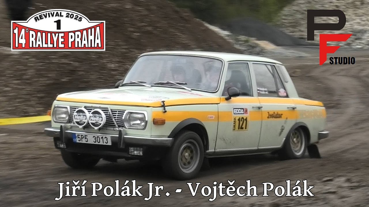 Jiří Polák Jr. - Vojtěch Polák - Wartburg 353 - XIV. Rallye Praha Revival 2025
