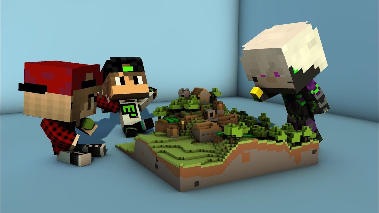 We found a village | Minecraft survival episode 2 - YouTube