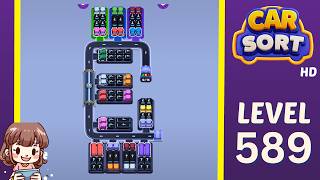 Full Car Sort Level 589 Solution Walkthrough Guide