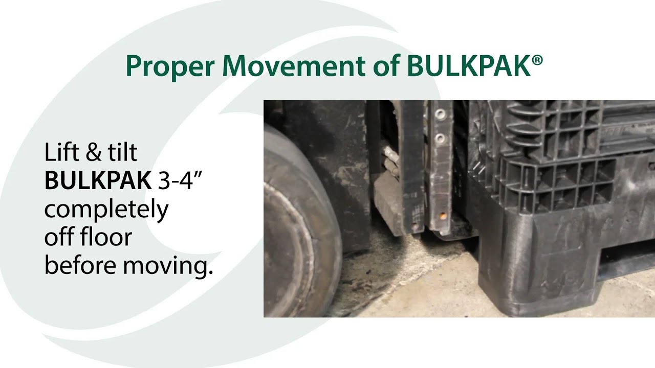 ORBIS BulkPak Handling Guidelines