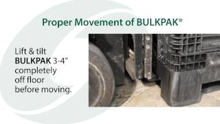 ORBIS BulkPak Handling Guidelines